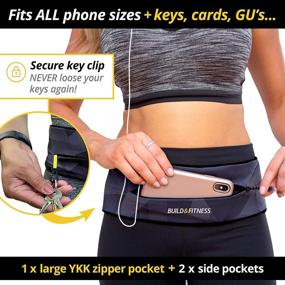 Running Buddy XXL Running Fanny Pack for Men & Women - Black | Running  Waist Pack for Running, Hiking, Cycling | Phone, Money & Key Holder - No