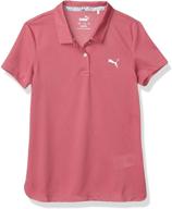 puma golf girls rosewater small girls' clothing and tops, tees & blouses logo