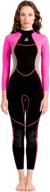 🏊 aqua polo rad women's 3mm neoprene wetsuit, us size logo