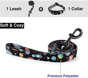 img 3 attached to Ihoming Dog Collar and Leash Combo: Ultimate Safety Set for Daily Outdoor Dog Walking, Running, and Training (Suitable for Small, Medium, and Large Dogs and Cats)