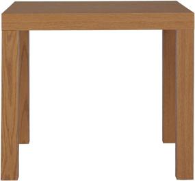 img 1 attached to 🌿 Stylish and Versatile: DHP Parsons Modern End Table in Natural Finish