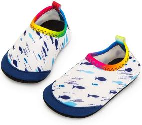 img 4 attached to 👶 Apolter Baby Swim Shoes: Non-Slip Aqua Socks for Boys and Girls