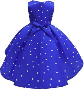 img 2 attached to 👗 NSSMWTTC 2-9Y Flower Girls Wedding Pageant Dresses - Toddler Formal Party Midi Dress (SEO Optimized)