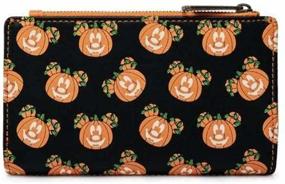 img 4 attached to Loungefly Disney Mickey O Lantern Flap Wallet