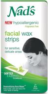 👩 nad's facial hair removal strips - pack of 24 logo