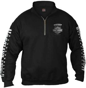 img 2 attached to 🔥 Striking Harley Davidson Lightning Crest Pullover Sweatshirt: A Bold Statement of Style and Comfort