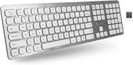 💻 x9 performance 2.4g wireless keyboard - ultra slim full size keyboard for laptop or desktop pc logo