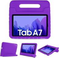 procase samsung galaxy tab a7 10.4 2020 kids case: shockproof, lightweight protective cover in purple logo