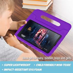 img 2 attached to ProCase Samsung Galaxy Tab A7 10.4 2020 Kids Case: Shockproof, Lightweight Protective Cover in Purple