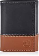 💼 timberland leather trifold wallet window: a stylish and practical men's accessory logo