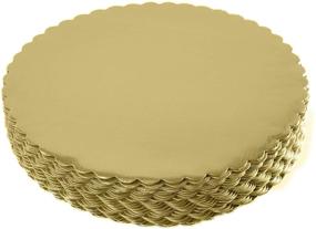 img 2 attached to Disposable Circular Cake Boards: Coated Food Service Equipment & Supplies