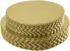 img 4 attached to Disposable Circular Cake Boards: Coated Food Service Equipment & Supplies