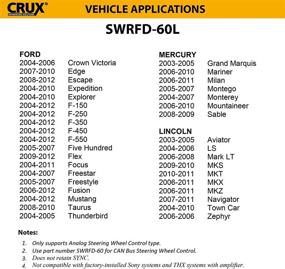 img 1 attached to Crux SWRFD-60L: Управление рулем для Ford, Lincoln и Mercury (2004-2012)