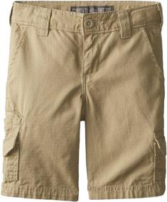 img 2 attached to 🩳 Rugged Boys' Washed Rip Stop Cargo Short by Dickies
