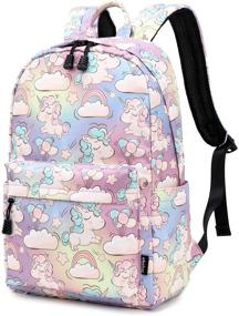 img 2 attached to Optimized Rainbow Unicorn Backpacks by Abshoo - Lightweight and Stylish