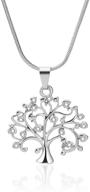 ouran necklace silver pendant crystal logo