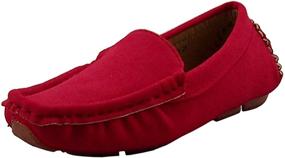 img 4 attached to 👦 DADAWEN Girls Loafers Oxford Toddler Boys' Shoes: Stylish and Comfortable Footwear for Kids