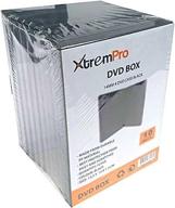 📀 xtrempro 4 cd dvd ювелирный чехол для хранения заменительных дисков 10 штук - черный (11083) | эффективная и стильная организация для cd и dvd логотип