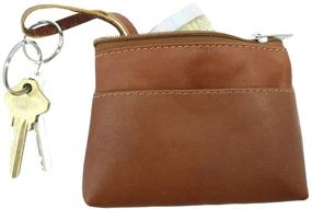 img 2 attached to Piel Leather Coin Purse Chocolate: Compact and Stylish Wallet for Your Valuables