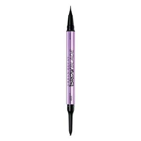 img 4 attached to 💦 Urban Decay Brow Blade, Dark Drapes - Long-lasting Eyebrow Pencil & Ink Stain - Brow Tint for Precise Definition, Microblading Effect, and Waterproof Finish