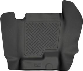 img 4 attached to Husky Liners Weatherbeater Центральный бугельный коврик для Chevrolet Silverado/GMC Sierra 1500 2007-13 и Chevrolet Silverado/GMC Sierra 2500/3500 2007-14 - черный (Модель: 82281)