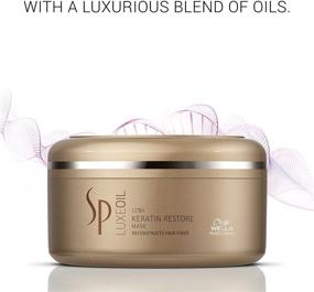 img 2 attached to 💆 Wella SP Luxe Oil Keratin Restore Hair Mask, Unisex, 150ml