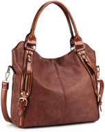сумка plambag faux leather tote 👜 - женская сумка из искусственной кожи с ручкой hobo shoulder purse. логотип