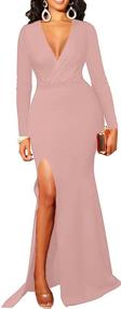 img 3 attached to Платье для вечеринки Бодикон с коротким рукавом для дам среднего размера Женская одежда для комбинезонов и ромперов
