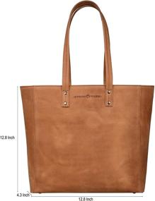 img 3 attached to 👜 Стильная и элегантная женская кожаная сумка Antonio Valeria Alexis с двумя ручками/съемным плечевым ремнем - идеальный аксессуар для любого случая