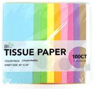🎁 100 count gift expressions bulk tissue paper - assorted pastel colors, 20 x 26 inches - premium quality & thick wrapping tissue for gift bags, paper bags, mother's day & diy crafts logo
