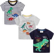 🦖 dino-mite style: loktarc t shirts with eye-catching dinosaur graphics for boys' clothing logo