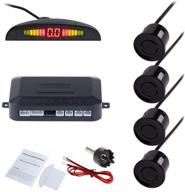 🚗 tiemahun led parking sensors car auto vehicle reverse backup radar system - water resistant anti-freeze, 22mm diameter sensor, sound warning - x68d logo