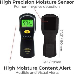 img 1 attached to 🌲 Accurate Pinless Wood Moisture Meter - Intelligent Inductive Tools, Digital & Portable (2-70% RH)