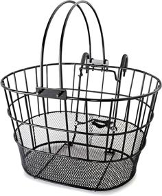 img 4 attached to 🚲 Colorbasket 02270: Stylish and Convenient Mesh Bottom Lift-Off Bike Basket with Handles