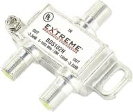 📡 maximize signal quality with the extreme 2 way hd digital 1ghz coax cable splitter bds102h logo