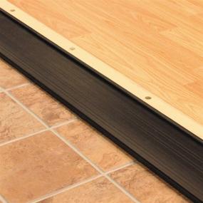 img 1 attached to 🚪 M-D Building Products 78634: Adjustable Aluminum & Hardwood Sill Inswing - 36-Inch TH394, Bronze – High-quality, Flexible Door Sill Solution