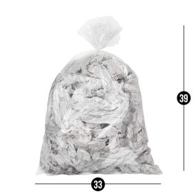 img 1 attached to 🗑️ AmazonCommercial 33 Gallon Trash Bags - Extra Large 33" x 39" - Strong 1.1 MIL - Clear Bags - Pack of 100