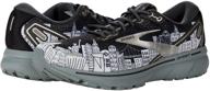 brooks ghost black ebony 10 5 women's shoes for athletic logo