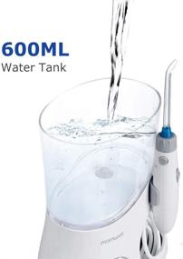 img 2 attached to 💦 600ml Water Flosser with 6 Multifunctional Jet Tips and 10 Adjustable Water Pressure – Ideal for Dental Oral Irrigation, Teeth Cleaning, and Personal Braces Care – Perfect for the Whole Family