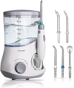 img 4 attached to 💦 600ml Water Flosser with 6 Multifunctional Jet Tips and 10 Adjustable Water Pressure – Ideal for Dental Oral Irrigation, Teeth Cleaning, and Personal Braces Care – Perfect for the Whole Family