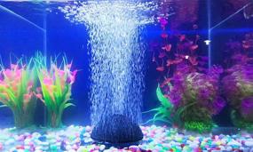 img 1 attached to 🐠 Pawfly ASR100 Aquarium Air Stone Bubble Diffuser - 4 inch Ball Shape Airstones