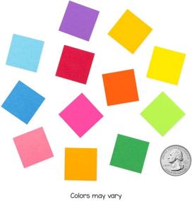 img 2 attached to Hygloss Mosaic Squares - Bright Cardstock Squares - 1 Inch x 1 Inch - Arts & Crafts, DIY Projects, Classroom Activities - 10 Assorted Colors - 1,000 Squares