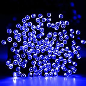 img 3 attached to 🎄 BHCLIGHT Blue Extra-Long Christmas String Lights: Waterproof 95FT 240 LED 8 Modes Green Wire Lights for Thanksgiving, Wedding, Halloween Decor - Indoor/Outdoor