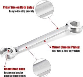 img 2 attached to 🔧 Efficiently Organize with ARUCMIN 12 Piece Vanadium Wrench Organizer