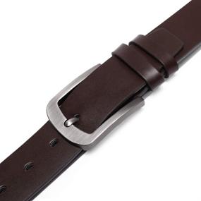 img 1 attached to Premium GOIACII Genuine Leather Men's Casual Belt Accessories - Enhance Your Style!