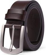 premium goiacii genuine leather men's casual belt accessories - enhance your style! logo
