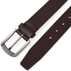 img 2 attached to Premium GOIACII Genuine Leather Men's Casual Belt Accessories - Enhance Your Style!