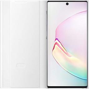 img 2 attached to 📱 Samsung Galaxy Note10 S-View Flip Cover Case - White (US Version with Warranty) - EF-ZN970CWEGUS