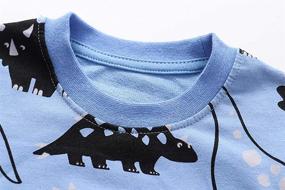 img 2 attached to EULLA Boys' Dinosaur Blue Elephant Pullover Sweatshirts - Optimized for SEO