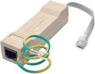 tripp lite dtel2 встроенный сетевой фильтр защиты от перенапряжений для сети и телефонных линий, 2-х линейный rj11/rj45 - улучшенный seo логотип